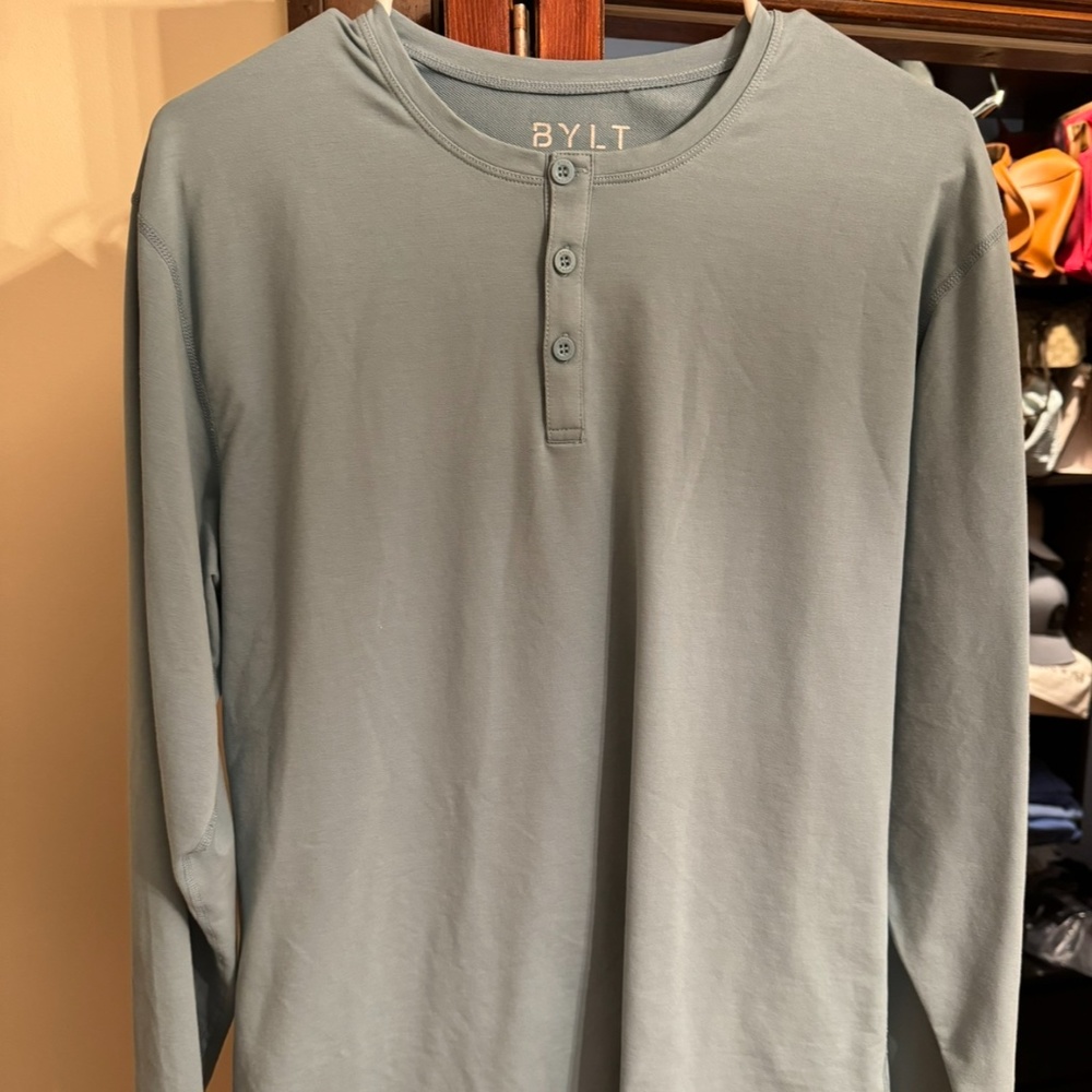 BYLT - Henley Drop Cut Long Sleeve - LUX